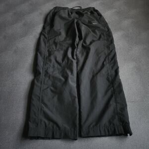 Vintage Y2K Nike Silvertab Black Track Sweatpants Small